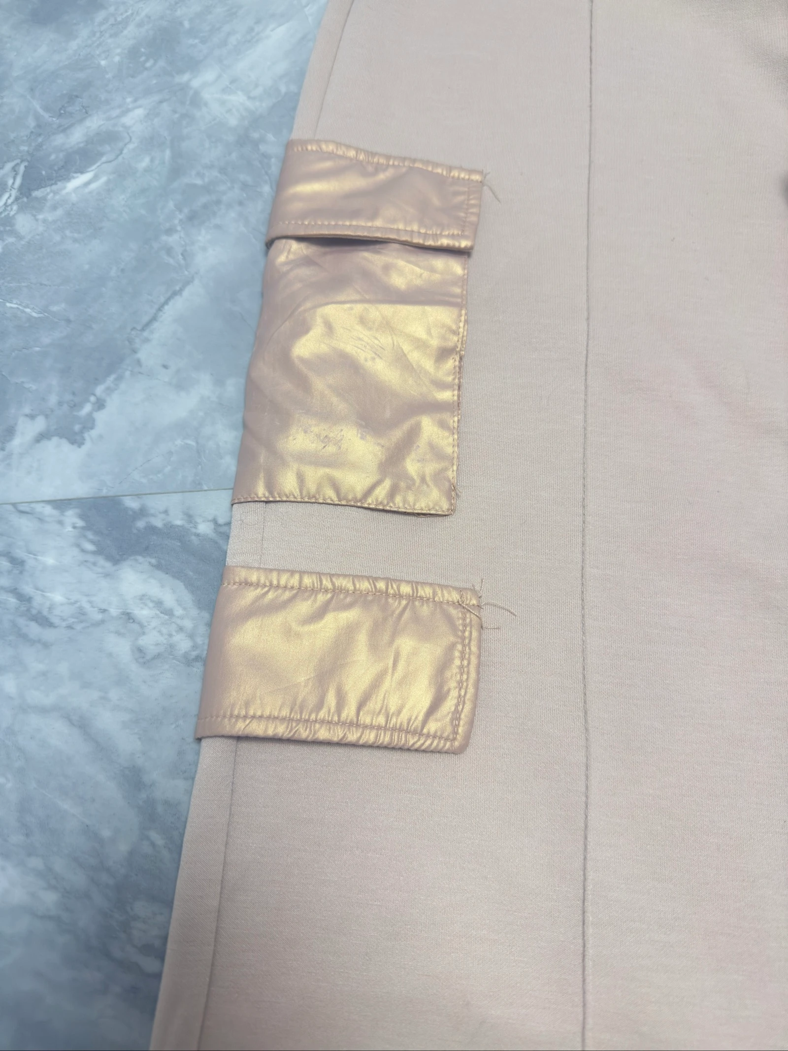 ZARA pantalon cargo jogger beige | Taille 13-14 (équiv S) – photo 3